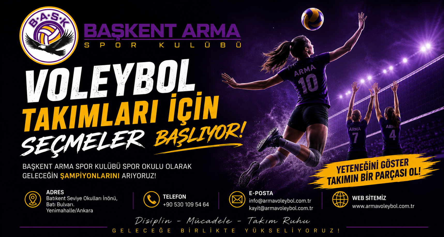 Arma Voleybol Seçmeleri